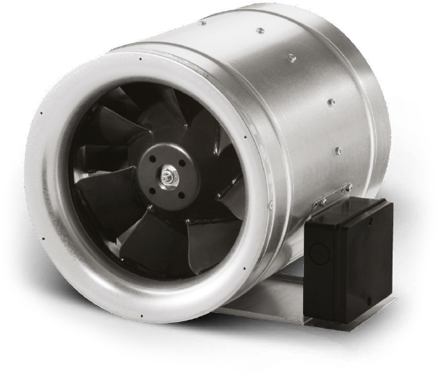 Q-Max EC centrifugal extractor fan for indoor growing